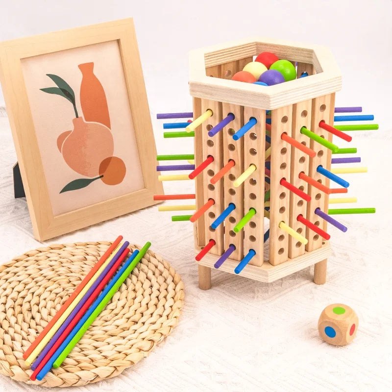 Brain Development Thinking Training Paper Puzzles Shape Number Matching Toy