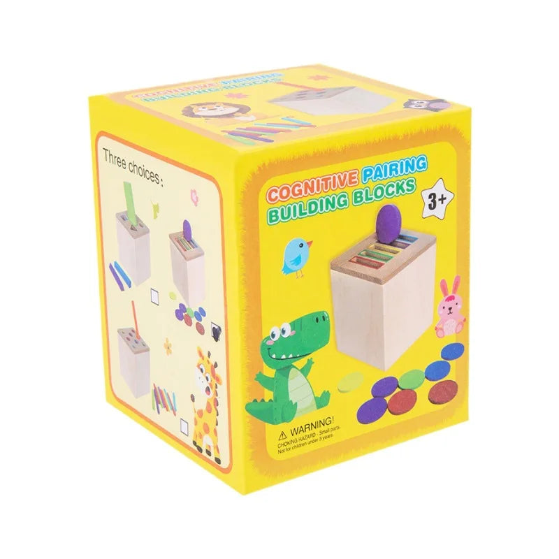 Coin Box Color Classification Shape Blocks Cognitive Pairing Teaching Aids Kids Toy