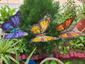 Butterfly garden sticks for garden decor home decor pack of 4