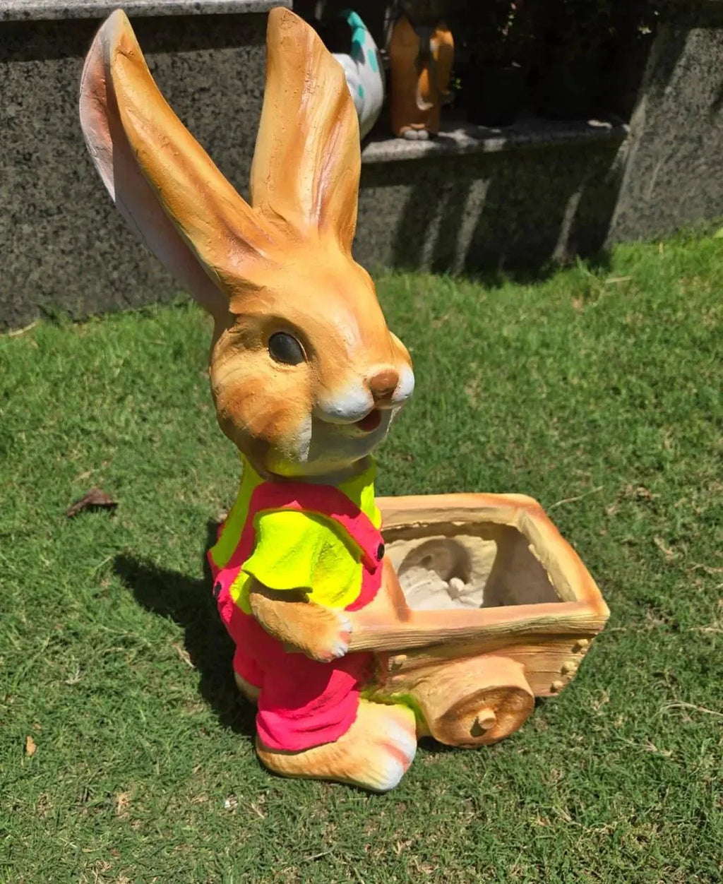 Rabbit Designer Planter Pot for Garden Decororation | Animal Showpiece for Home & Outdoor