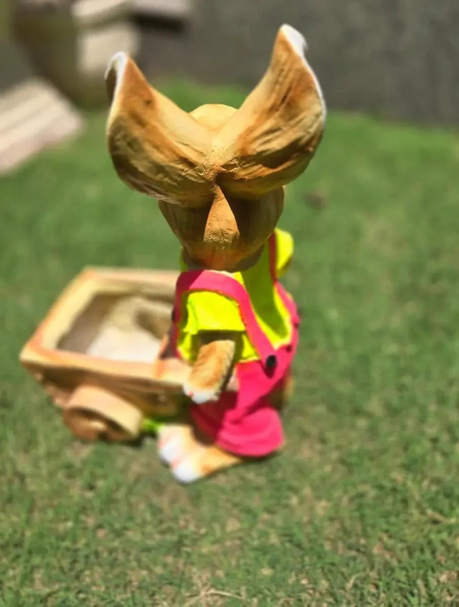 Rabbit Designer Planter Pot for Garden Decororation | Animal Showpiece for Home & Outdoor